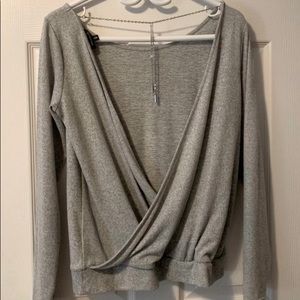 Dynamite Open Back Sweater